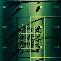 Cylinder Green 3 Oil on canvas / 140 x 68 cm / 1996