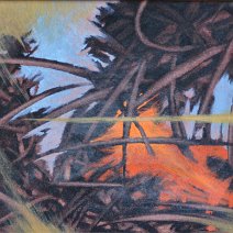 Landscape 4 Oil on canvas / 24 x 30 cm / 1993