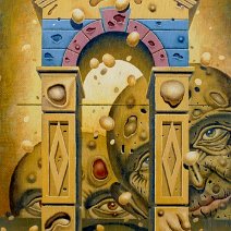 Triumphal arch Oil on canvas / 40 x 30 cm / 1993