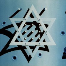 Cylinder Blue Star Oil on canvas / 43 x 90 cm / 1993